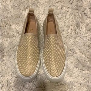 NWOT platform slip on shoes